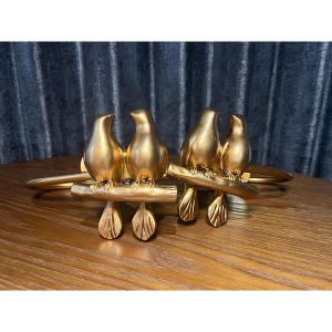 Tree City Creative Metal Bird Curtains Tiebacks - 1 of 4