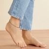 Ross-Simons 2.5-3mm Lapis Bead Anklet in 18kt Gold Over Sterling Size 9 - 2 of 4