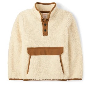 Gymboree Boys Active Long Sleeve Half Snap Sweatshirt - Highland Hills - 1 of 4