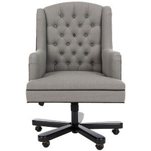 Nichols Office Chair - Granite/Black - Safavieh - 1 of 4