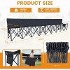 Docred Portable Bench 4/6/9 Seat Soccer Benches for Team, Folding Soccer Bench Chair Sideline Benches Camping Chairs with Carry Bag - 2 of 4