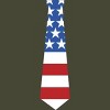 Men's Design By Humans Fourth Of July Simple American Flag Tie By FreshDressedTees T-Shirt - 2 of 2