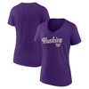 NCAA Washington Huskies Women's V-Neck T-Shirt - 3 of 3
