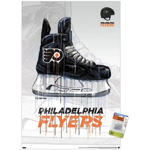 Trends International NHL Philadelphia Flyers - Drip Skate 21 Unframed Wall Poster Prints - 1 of 4