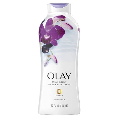 Olay Fresh Outlast Body Wash Orchid & Black Currant - 22 fl oz