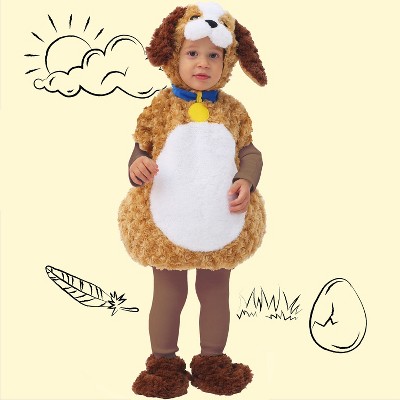 Joyfy Baby Halloween Puppy Costume Suit with Hood, Puppy Costume for Infant, Funny Halloween Animal Role Play Dress Up Party