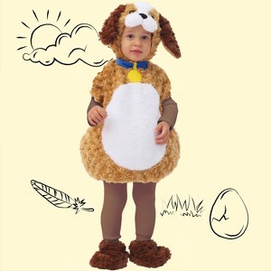 Joyfy Baby Halloween Puppy Costume Suit with Hood, Puppy Costume for Infant, Funny Halloween Animal Role Play Dress Up Party - 1 of 4