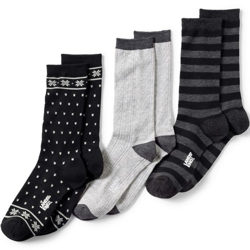 Women's Mary Jane Fold Over Cuff 3pk Crew Socks - A New Day™ Gray Heather  4-10 : Target