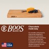 John Boos Small Chop-N-Slice Maple Wood Cutting Board for Kitchen, Reversible Edge Grain Square Butcher Boos Block - 4 of 4