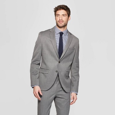 mens grey skinny fit suit