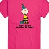 Men's - Peanuts - Charlie Brown Good Grief Another Birthday Short Sleeve Graphic T-Shirt - 2 of 4