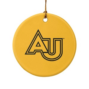 Adelphi University Primary Logo Porcelain Holiday Christmas Tree Ornament  2.8" (7.1 cm) - 1 of 4