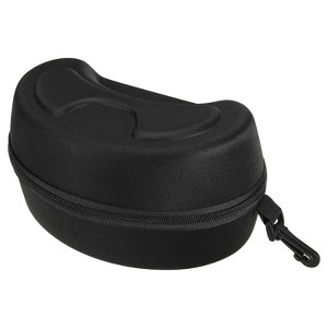 Unique Bargains EVA Shockproof Hard Snowboard Skiing Goggle Case Black - 1 of 4