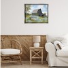 Stupell Industries Blue Floral Country Garden Black Framed Floater Canvas Wall Art - 2 of 4