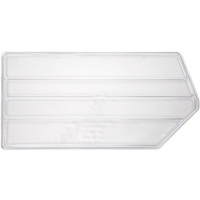 Quantum Storage Systems Bin Divider, Clear, For Bin Qus255 (Pack Of 6), Made In Usa