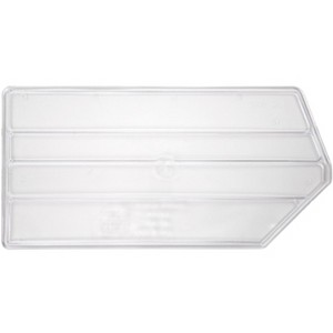 Quantum Storage Systems Bin Divider, Clear, For Bin Qus255 (Pack Of 6), Made In Usa - 1 of 1