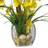 Nearly Natural Dancing Lady Orchid Liquid Illusion Silk Flower Arrangement Yellow - image 3 of 3