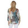 Women's Tundra Burnout Rounded Hem Top - Jess & Jane - 3 of 4