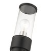 Livex Lighting Atlantic 1 - Light Post Light in  Textured Black/Antique Silver - 3 of 4