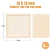 HANSILK Unfinished Birch Wood Canvas Panels Kit, Deep Cradle Boards for Pouring Art, Crafts, Painting and More - 3 of 4