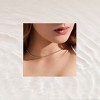 EVRY JEWELS WATERPROOF Gold or Silver Plated Stainless Steel Icy Necklace - 3 of 3