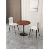 NicBex 31.5" Round Dining Table Tulip Dining Room Table with Metal Base for Dining Room - 2 of 4