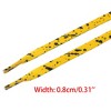 INSPIRE CHIC Flat Splatter Painted Fun Shoelaces for Sneakers 2 Pairs - 3 of 4