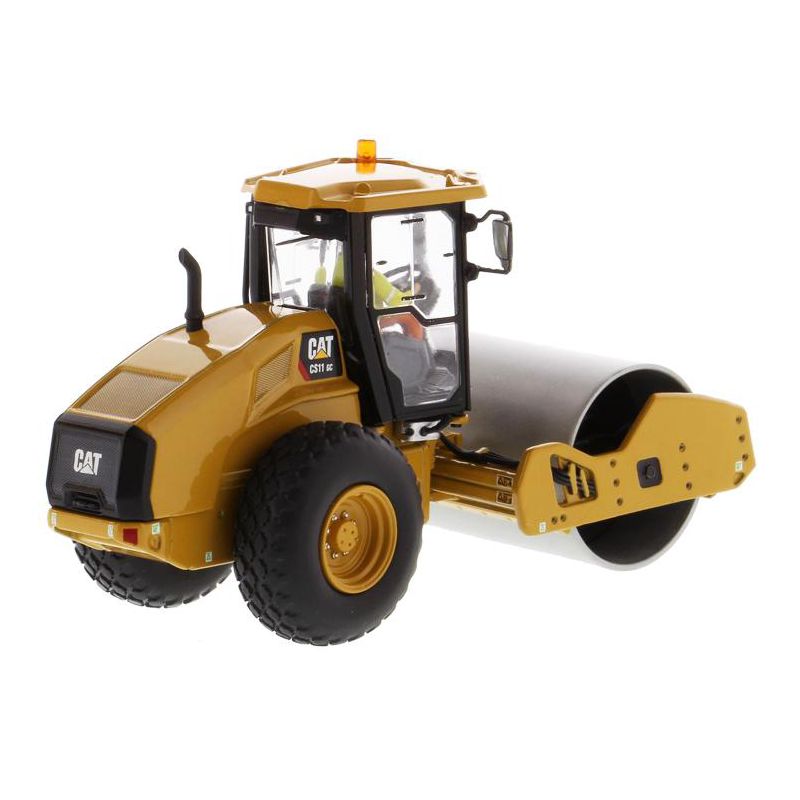 CAT Caterpillar CS11 GC Vibratory Soil Compactor with Operator "High Line Series" 1/50 Diecast Model by Diecast Masters, 4 of 5