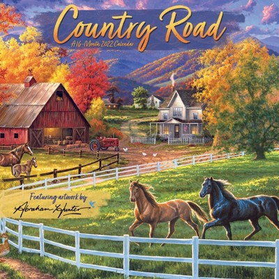 2022 Wall Calendar Country Road Abraham Hunter - Trends International Inc