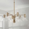 Capital Lighting Greer 6 - Light Chandelier in  Aged Brass - 3 of 4