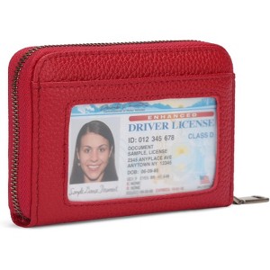 Clotth Wallet for Women - Stylish RFID Blocking Faux Leather Wallet Compact Card Holder with ID Window, Large Capacity,for Travel Daily Use - 1 of 4