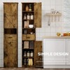 67" H Bathroom Storage Cabinet, Floor Cabinet with Drawer, Slim Freestanding Storage Organizer with Adjustable Shelves for Bathroom Living Room - 2 of 4