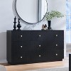 SinCiDo 9 Drawer Fluted Dresser, 55" Wide Wood Chest of Drawers with Deep Storage, Modern Storage Organizer for Bedroom, Living Room - 4 of 4