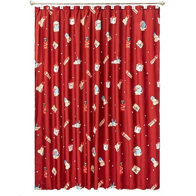 The Lakeside Collection Christmas Canine Bath Collection - Shower Curtain