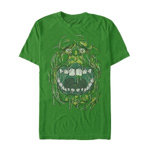 Men's Ghostbusters Slimer Drip Face T-Shirt - 1 of 4