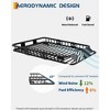 Universal Roof Rack Basket - 200LB Capacity Heavy Duty Cargo Carrier for SUV, Truck & Vehicle - 4 of 4