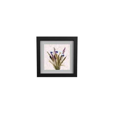 13" x 13" The Beauty of Flowers Wall Art Black - PTM Images