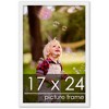 PosterPalooza | Classic Modern White Picture Frame - UV Acrylic, Foam Board Backing, Hanging Hardware - 2 of 4