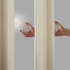 Twist Tab Total Blackout Window Curtain Panel White 50x95" Blackout - 3 of 4