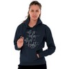 Christmas All Is Calm and Bright Hoodie Sweatshirt Women Brisco Brands - 4 of 4