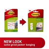 Command 24 Strips Small Sized Poster Strips Decorative Hooks White: 3M Command Adhesive Strips for Mounting, 1.75" Length - 3 of 4