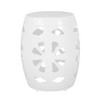 PAGED Modern Round Outdoor Side Table,16.54 inch Iron Patio End Tables for Backyard,Pool, Indoor Companion,Durable and Stable - 2 of 4