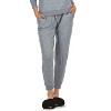 Memoi Women's Space Dye Baby Terry Bamboo Blend Jogger Pants - 2 of 4