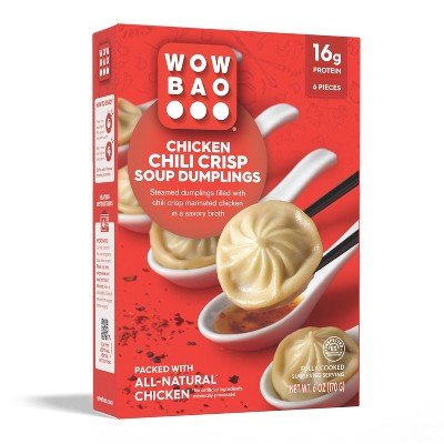 Wow Bao Frozen Chili Crisp Chicken Soup Dumplings - 6oz/6ct