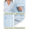PAVILIA Fleece Robe For Women, Plush Warm Bathrobe, Fluffy Soft Spa Long Lightweight Fuzzy Cozy, Satin Trim - 3 of 4