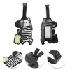 Unique Bargains Luggage Zebra Luggage Tag Black White 1 Pc - 3 of 4