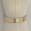 Capital Lighting Cecilia 2 - Light Wall Light in  Bleached Natural Rope/Patinaed Brass - 4 of 4