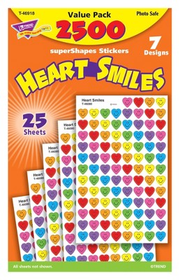 Meri Meri - Pastel Heart Glitter Stickers