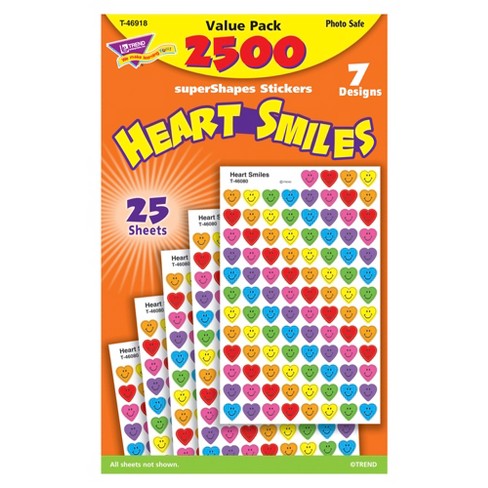 Heart Stickers Seven Pack | Small 1/2