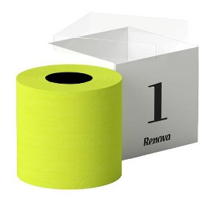 Renova Colored Toilet Paper Gift Box - 140 Sheets - 3 Ply - Eco-Certified - Septic Safe - 1 of 4